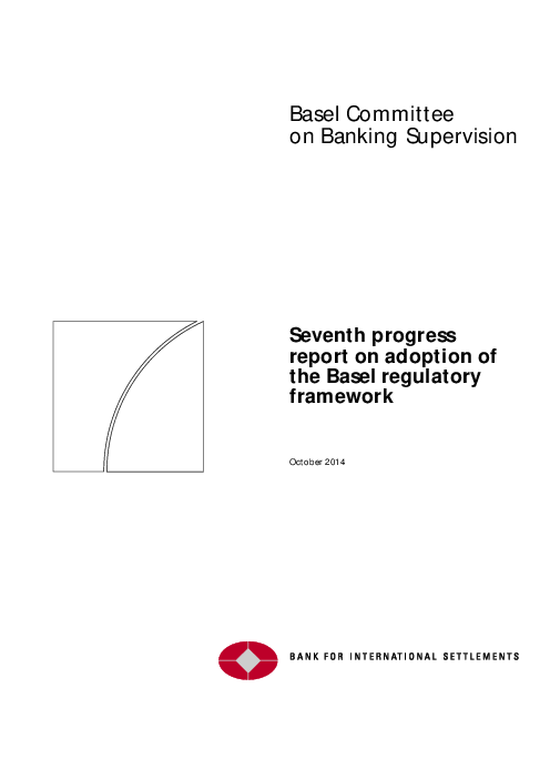 바젤 규제체계 채택에 관한 7차 경과 보고서 (Seventh progress report on adoption of the Basel regulatory framework)