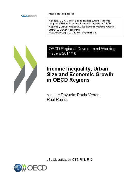경제협력개발기구(OECD) 국가들의 소득 불평등, 도시규모와 경제 성장 (Income Inequality, Urban Size and Economic Growth in OECD Regions)  