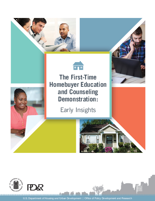 첫 주택구입자 교육 및 상담 시연 : 초기 단계 분석 (The First-Time Homebuyer Education and Counseling Demonstration: Early Insights)