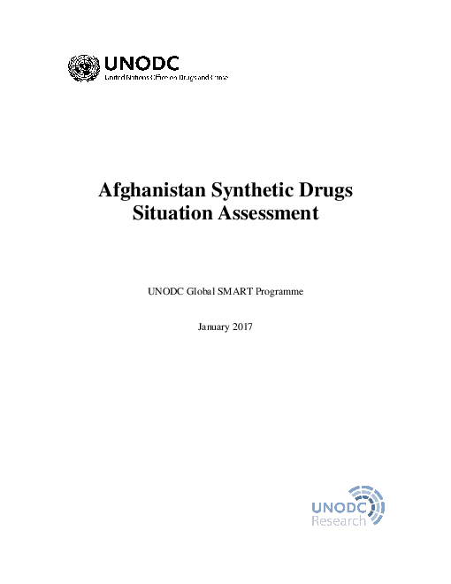 아프가니스탄 합성 약물 현황 평가 (Afghanistan Synthetic Drugs Situation Assessment)