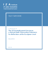 미 실업 보험, 연방-주 협력관계 : 유럽과의 관련성 고찰 (The US unemployment insurance, a Federal-State partnership: Relevance for reflections at the European level)
