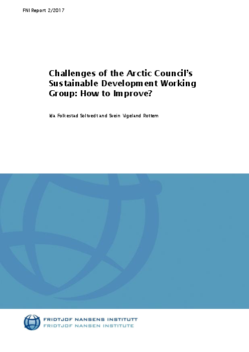 북극 평의회 지속 가능한 개발 실무단의 과제 : 개선 방법 (Challenges of the Arctic Council’s Sustainable Development Working Group: How to Improve?)