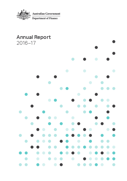 2016-17년 재무부 연례 보고서 (Department of Finance Annual Report 2016–17)