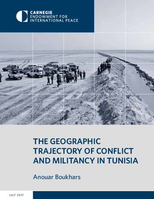튀니지의 지역적 충돌 궤도와 교전 상태 (The geographic trajectory of conflict and militancy in Tunisia)