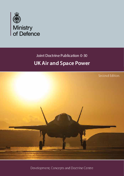 합동 교범 0-30 : 영국 항공우주 역량 제2판 (Joint Doctrine Publication 0-30 : UK air and space power - Second Edition)