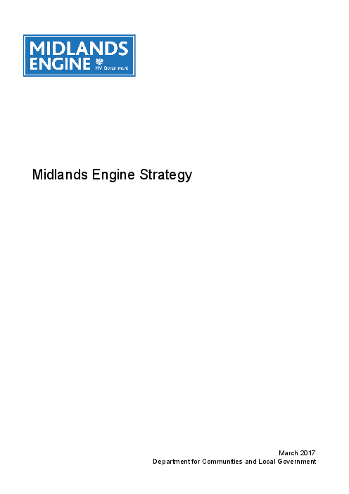 영국 중부 지방 육성 전략 (Midlands Engine Strategy)