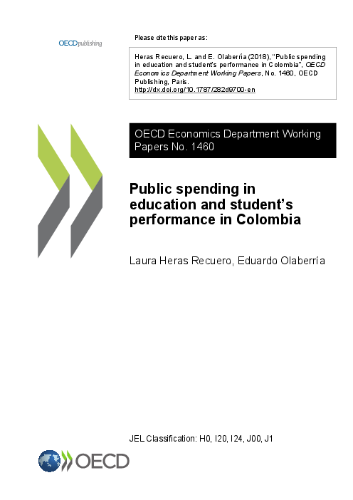콜롬비아 교육 부문 공공 지출 및 학업성취도 (Public spending in education and student’s performance in Colombia)