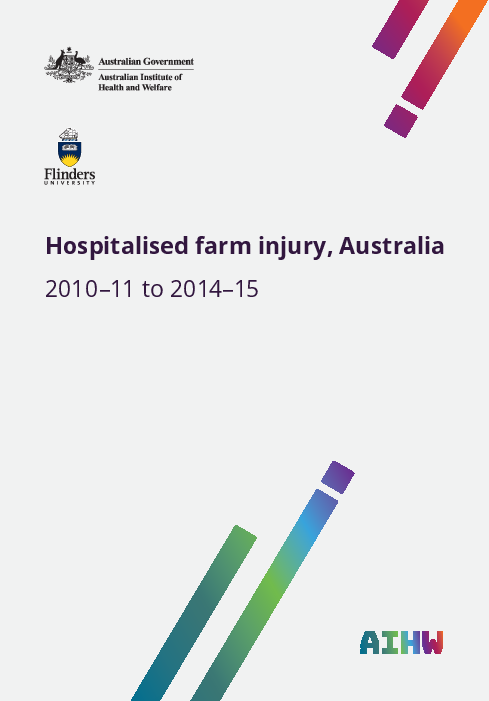 호주 농장에서 발생한 상해 입원율 : 2010-11년, 2014-15년 (Hospitalised farm injury, Australia: 2010–11 to 2014–15)