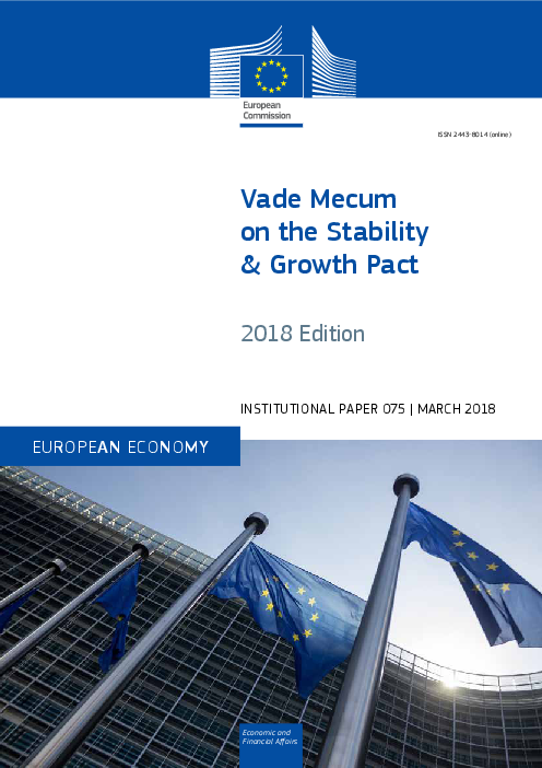 안정 및 성장 협약에 대한 안내서, 2018년 판 (Vade Mecum on the Stability and Growth Pact, 2018 Edition)