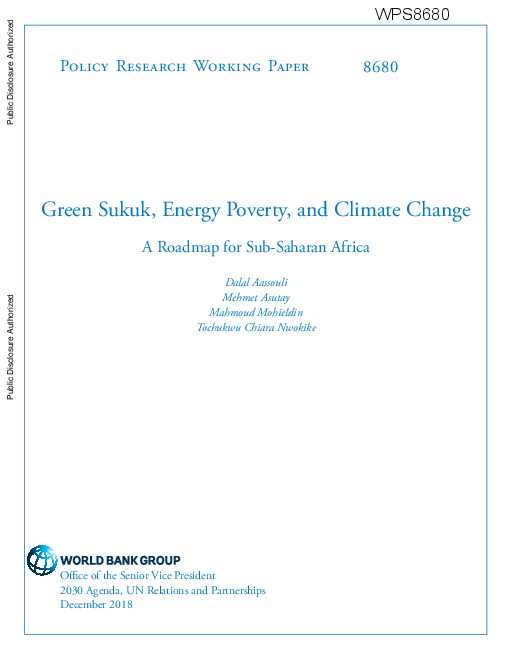 그린 수쿠크, 에너지 빈곤, 기후 변화 : 사하라 이남 아프리카 로드맵 (Green Sukuk, Energy Poverty, and Climate Change: A Roadmap for Sub-Saharan Africa)