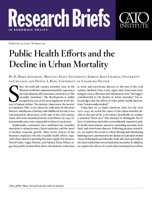 공중 보건 노력 및 도시 사망률 감소 (Public Health Efforts and the Decline in Urban Mortality)