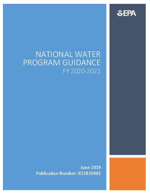 2020-21 회계연도 국가 물 정책 안내서 (National Water Program Guidance FY 2020-2021)