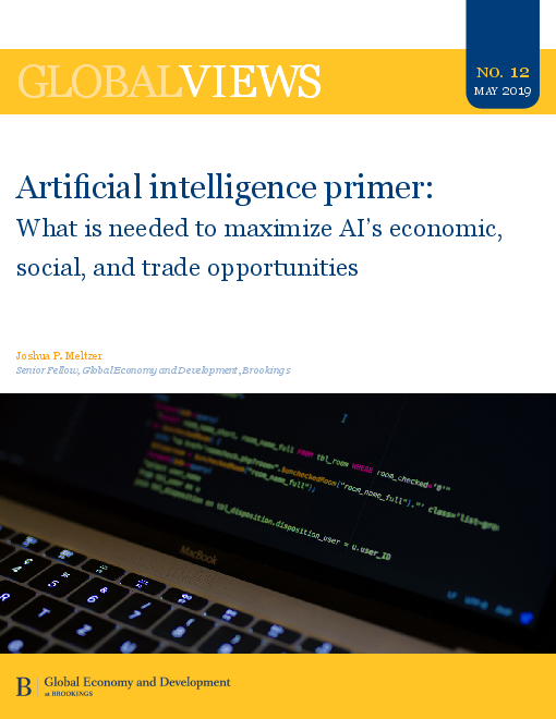 인공지능 입문서 : 인공지능의 경제·사회·교역 측면의 기회를 극대화하기 위해 필요한 조치 (Artificial intelligence primer: What is needed to maximize AI’s economic, social, and trade opportunities)