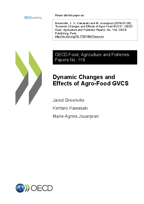 농산품 글로벌 가치사슬의 극적인 변화와 효과 (Dynamic Changes and Effects of Agro-Food GVCS)(2019)