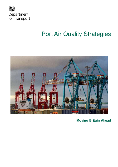 항만대기환경전략 (Port Air Quality Strategies)