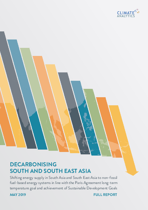 남아시아 및 동남아시아 탈탄소화 (Decarbonising South and South East Asia)(2019)