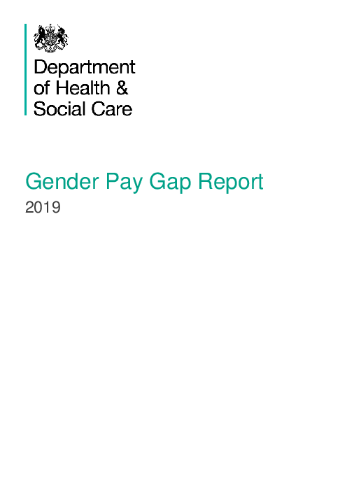 2019년 영국 보건사회복지부 성별 임금 격차 보고 (Gender Pay Gap Report 2019)