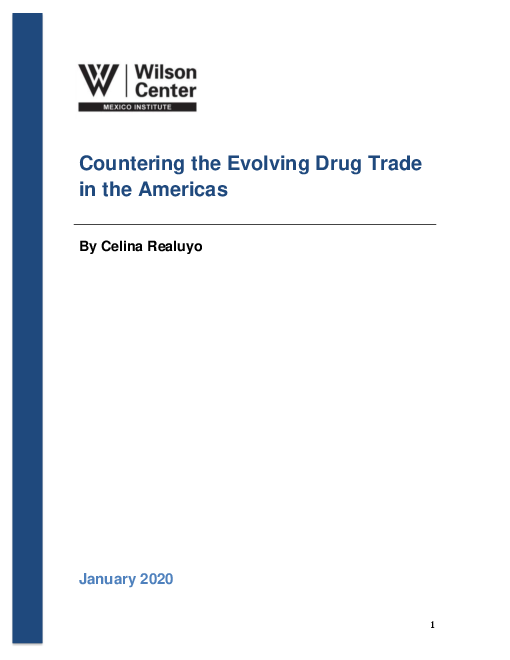 아메리카에서 진화하는 마약 거래에 대한 대응 (Countering the Evolving Drug Trade in the Americas)