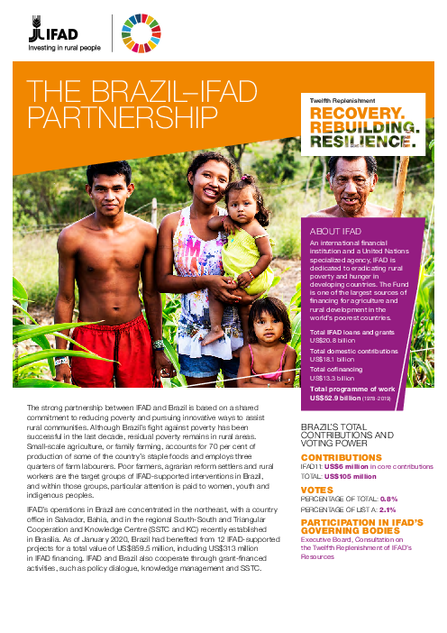 브라질-국제농업개발기금(IFAD) 협력 관계 (The Brazil–IFAD partnership)