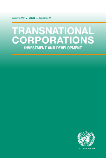 다국적 기업의 투자 및 개발 제27권 : 2020년 제2호 (Transnational Corporations: Investment and Development - Volume 27, 2020, Number 2)