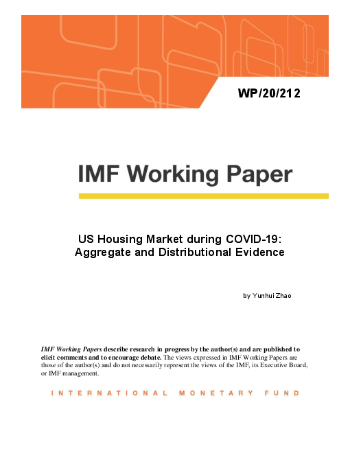 코로나바이러스감염증-19(COVID-19) 유행 동안 미국 주택 시장 : 종합 및 분포 증거 (US Housing Market during COVID-19: Aggregate and Distributional Evidence)