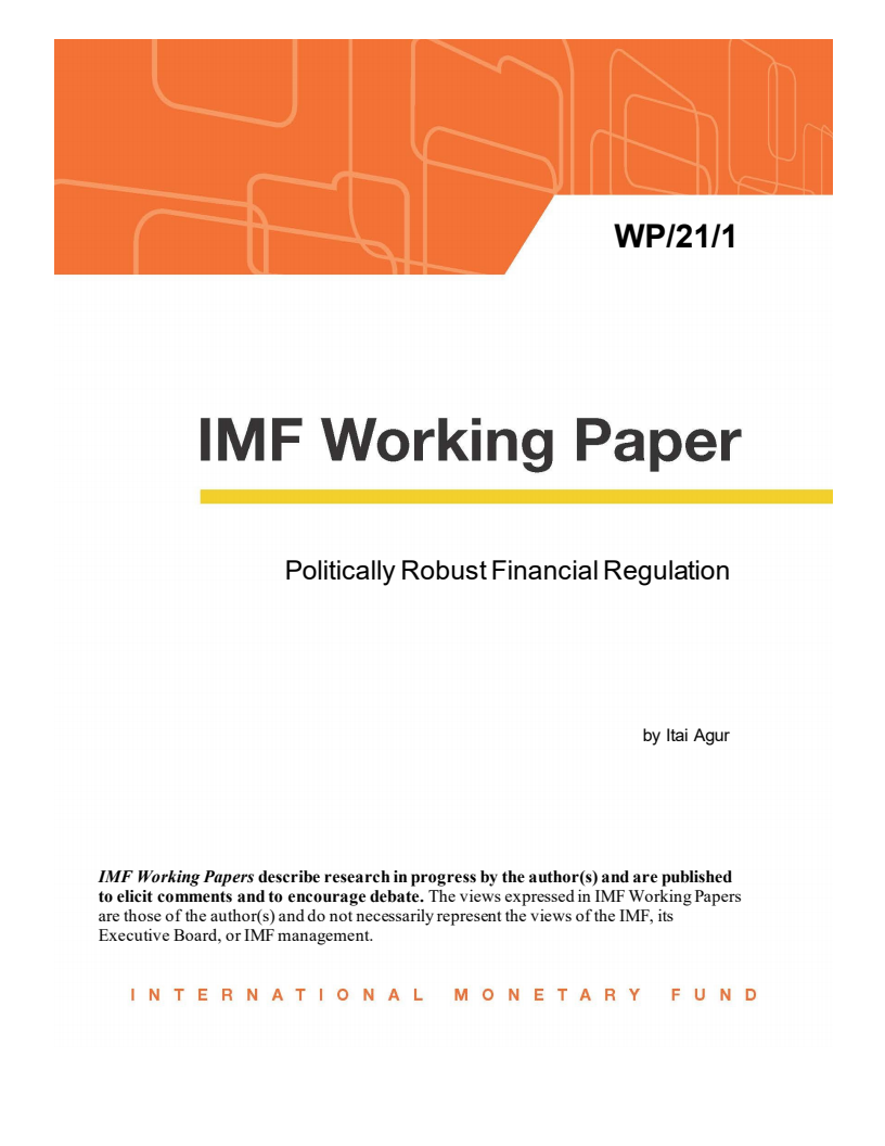 정치적으로 강력한 금융 규제 (Politically Robust Financial Regulation)