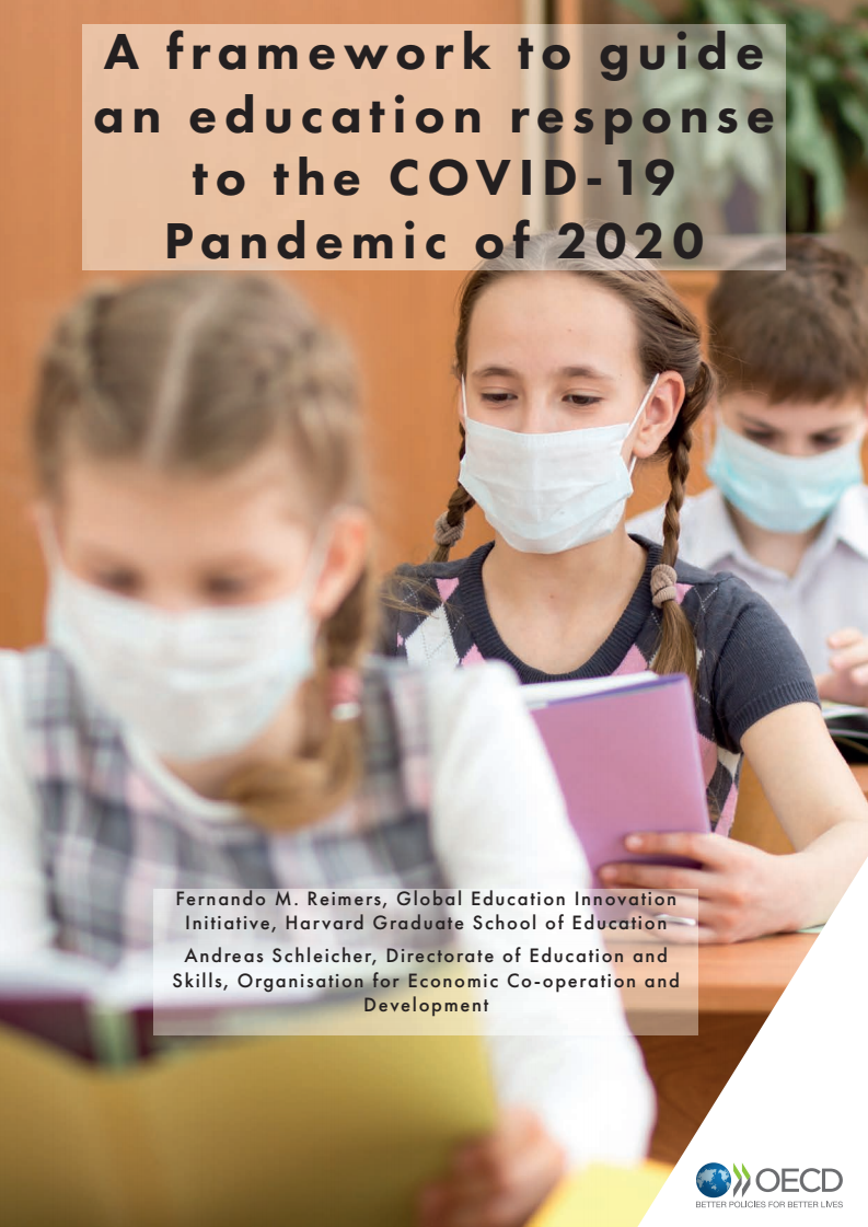 교육 부문의 2020년 코로나19 대유행 대응을 위한 기본틀 (A framework to guide an education response to the COVID-19 Pandemic of 2020)(2020)