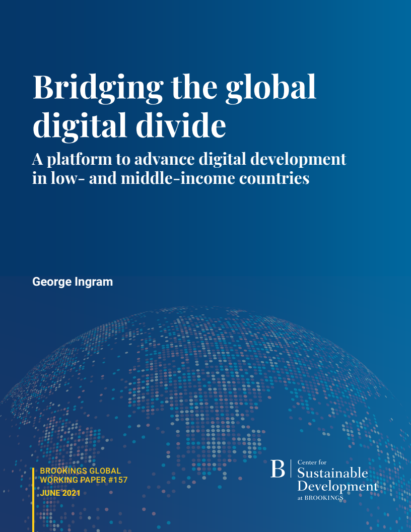 세계적 디지털 양극화의 가교 : 저소득·중위소득 국가의 디지털 발전을 위한 플랫폼 (Bridging the global digital divide: A platform to advance digital development in low- and middle-income countries)