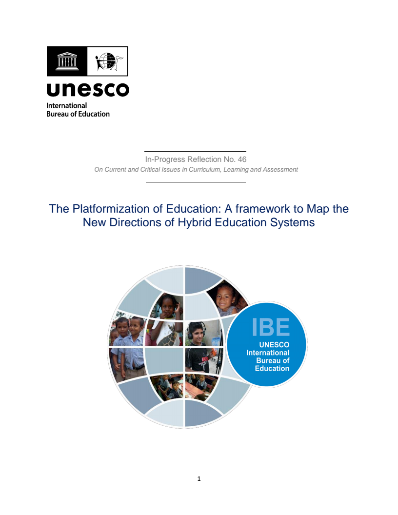 교육의 플랫폼화 : 하이브리드 교육 제도의 새로운 방향을 설정하기 위한 체계 (The platformization of education: A framework to map the new directions of hybrid education systems)