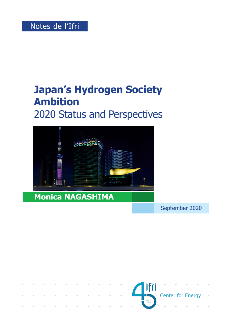 일본의 수소 사회 계획 : 2020년 현황과 전망 (Japan’s Hydrogen Society Ambition: 2020 Status and Perspectives)(2020)