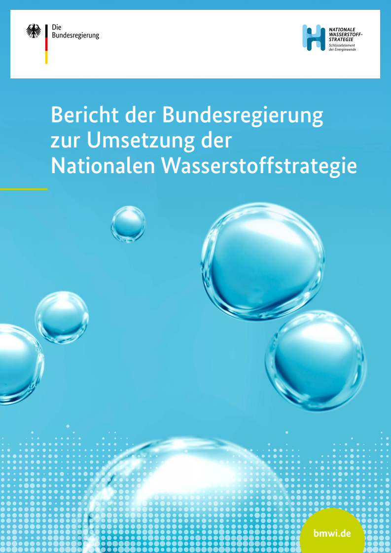 독일 연방 정부의 국가 수소 전략 실행 관련 보고서 (Bericht der Bundesregierung zur Umsetzung der Nationalen Wasserstoffstrategie)(2021)
