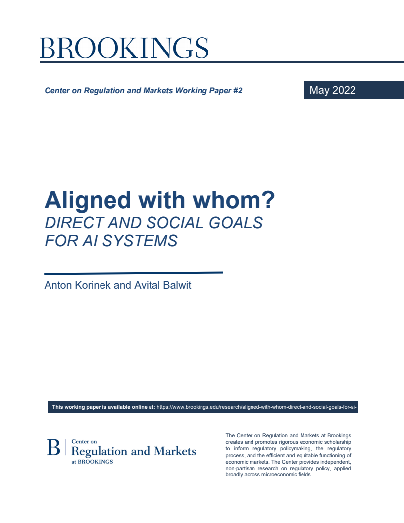 누구에 맞출 것인가? 인공지능(AI) 시스템을 위한 직접적 목표와 사회적 목표 (Aligned with Whom?: Direct and social goals for AI systems)
