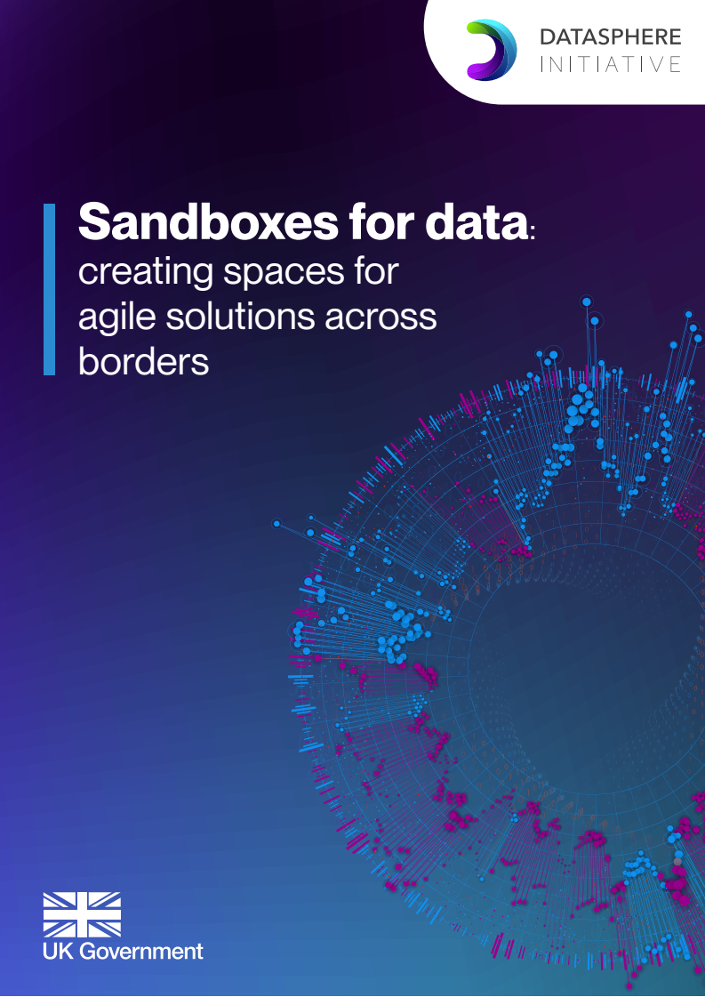 데이터 규제 샌드박스 : 국가 간 애자일 솔루션(Agile Solution) 공간 창출 (Sandboxes for Data: Creating Spaces for Agile Solutions across Borders)