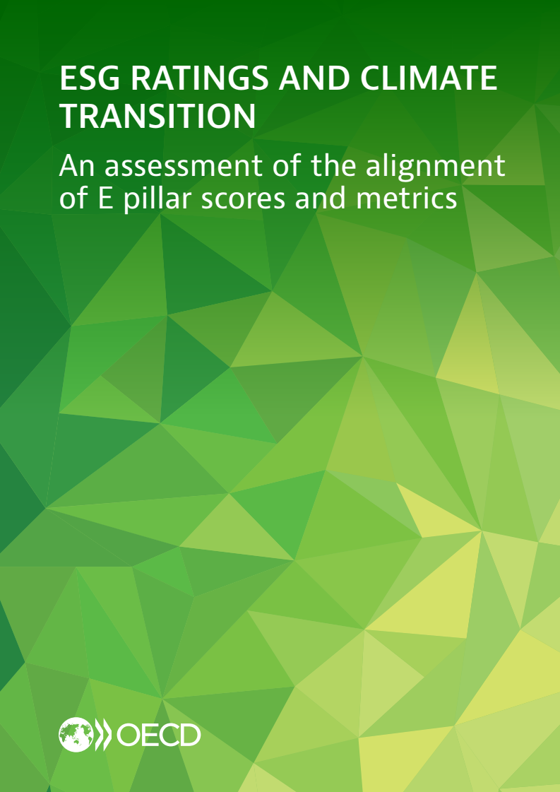 환경, 사회 및 거버넌스(ESG) 등급과 기후 전환 : E 분야 점수와 측정 기준의 일치도 평가   (ESG ratings and climate transition: An assessment of the alignment of E pillar scores and metrics)(2022)