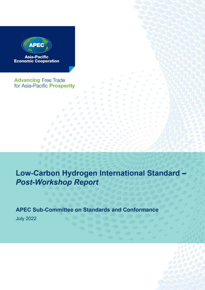 저탄소 수소 국제표준 : 워크숍 보고서 (Low-Carbon Hydrogen International Standard – Post-Workshop Report)