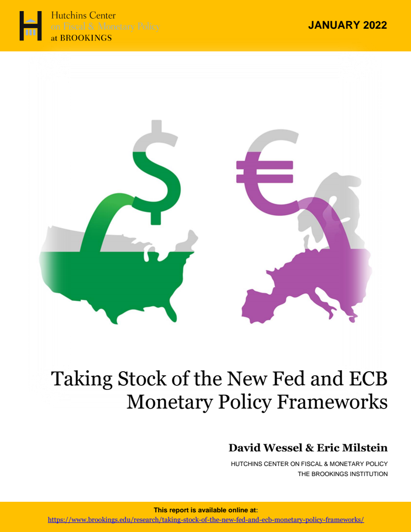 연준(Fed)과 유럽중앙은행(ECB)의 새로운 통화정책 체계 검토 (Taking stock of the new Fed and ECB monetary policy frameworks)