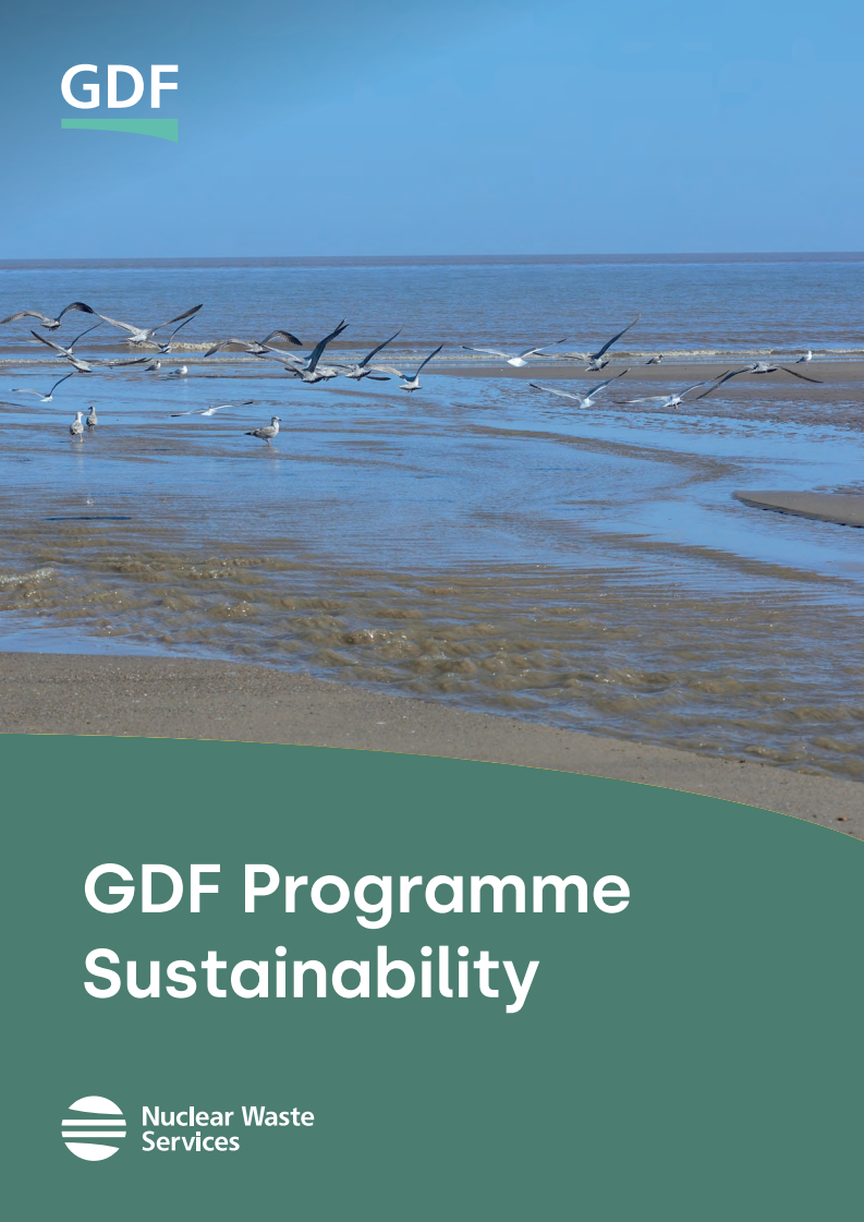 지질학적 처분시설(GDF) 프로그램의 지속 가능성 (GDF Programme Sustainability)