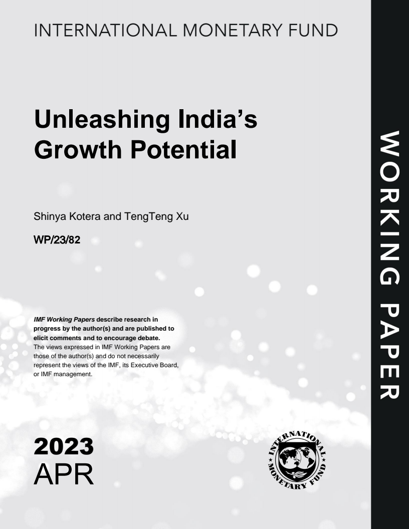 인도의 성장 잠재력 해방 (Unleashing India’s Growth Potential)