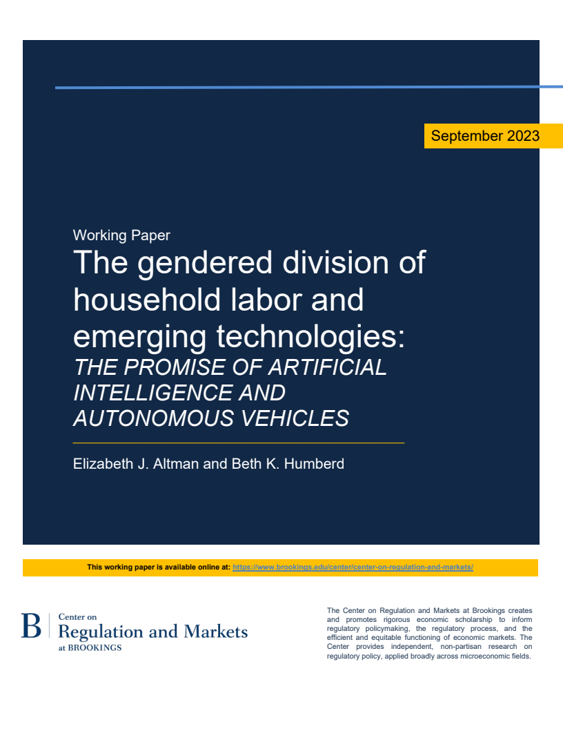 가사 노동의 남녀 분담과 신흥 기술 : 인공지능(AI)과 자율주행차의 가능성 (The Gendered Division of Household Labor and Emerging Technologies: The Promise of Artificial Intelligence and Autonomous Vehicles)(2023)