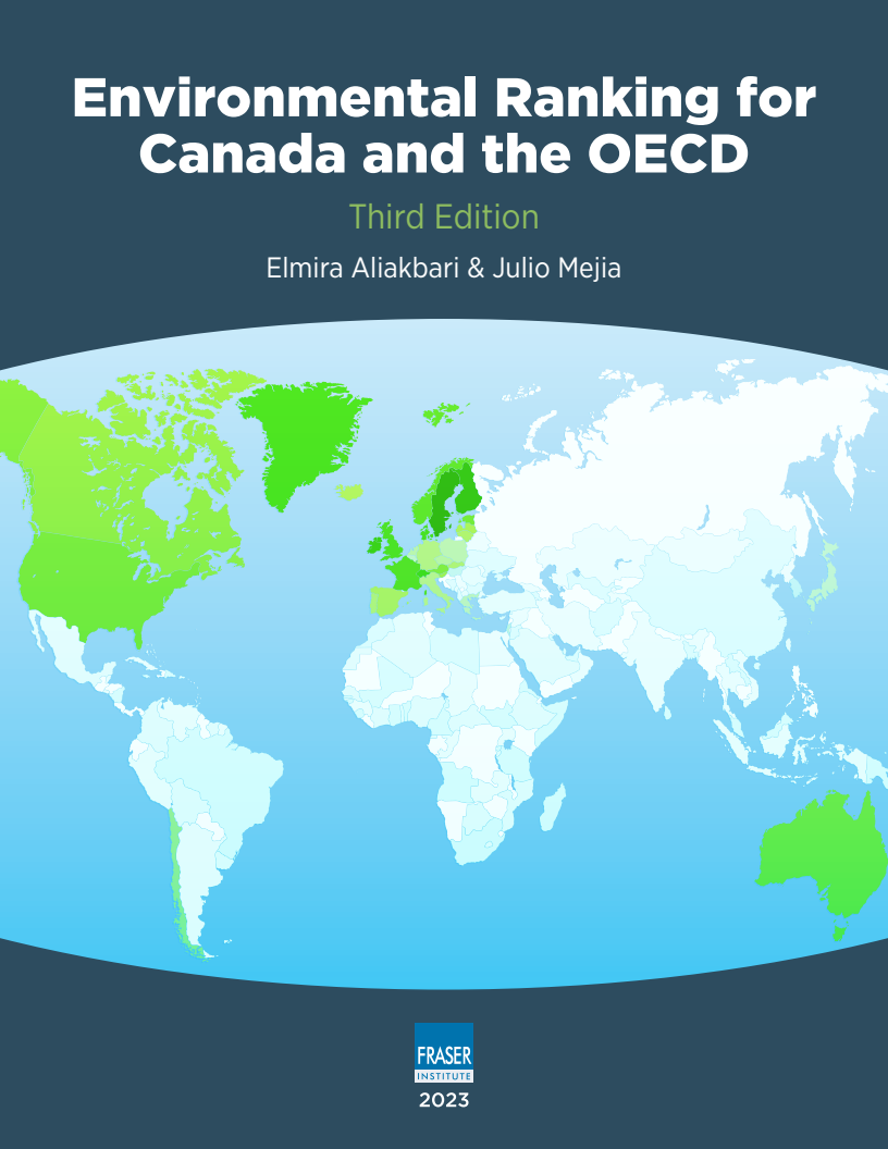 Environmental Ranking for Canada and the OECD: 3rd Edition