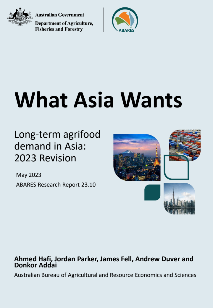 Long-term agrifood demand in Asia - 2023 Revision