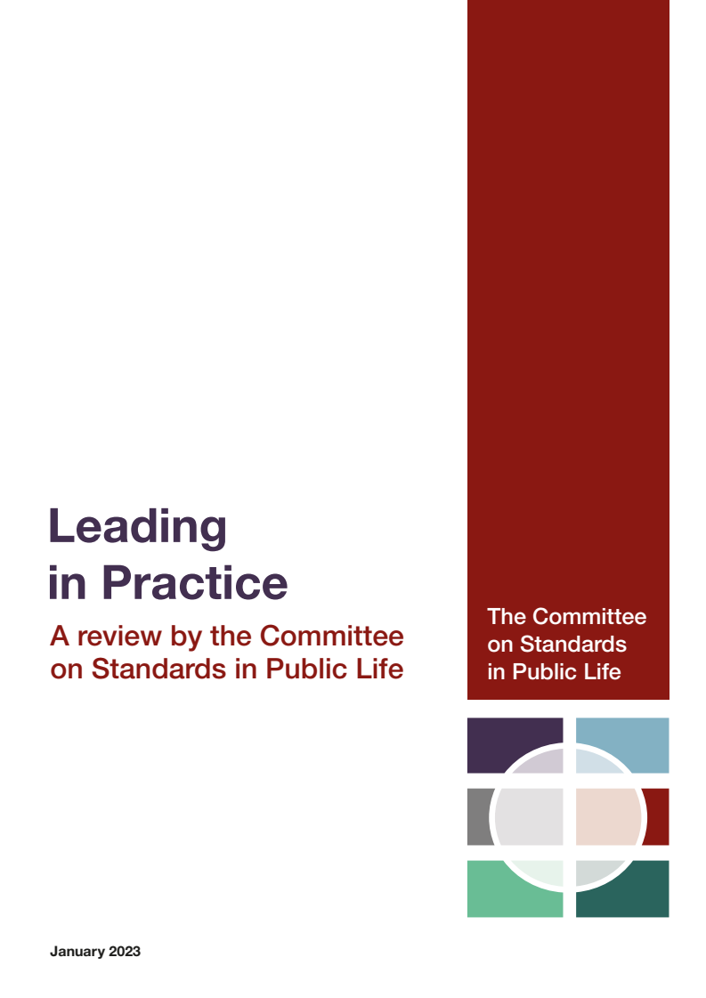 Leading in Practice: A review by the Committee on Standards in Public Life