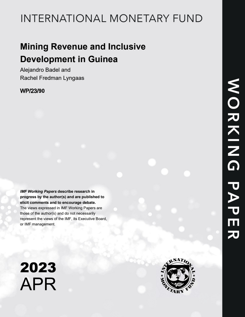Mining Revenues and Inclusive Development in Guinea