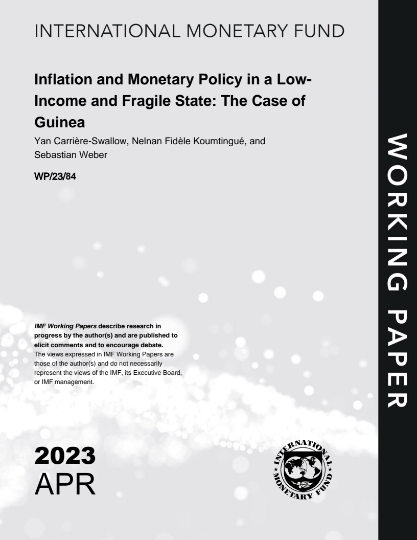 Inflation and Monetary Policy in a Low-Income and Fragile State: The Case of Guinea
