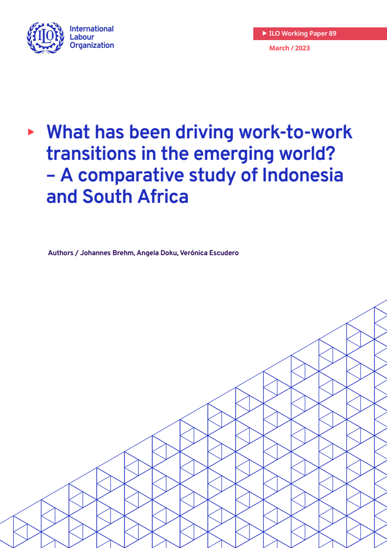 What has been driving work-to-work transitions in the emerging world? – A comparative study of Indonesia and South Africa