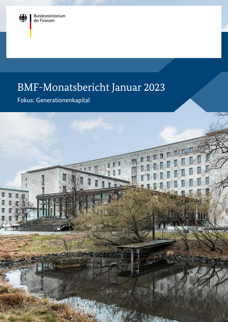 BMF-Monatsbericht Januar 2023: Fokus: Generationenkapital