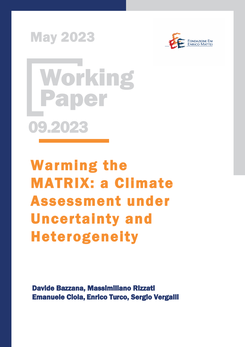 Warming the MATRIX: a Climate Assessment under Uncertainty and Heterogeneity