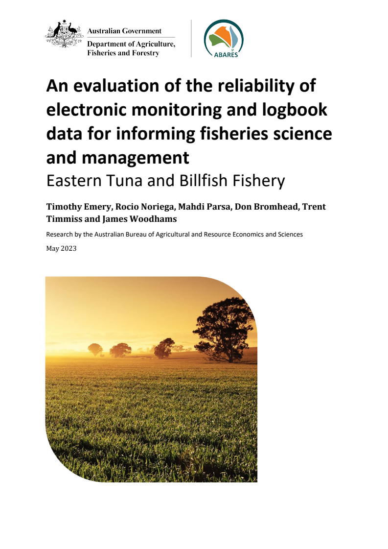 An evaluation of the reliability of electronic monitoring and logbook data for informing fisheries science and management