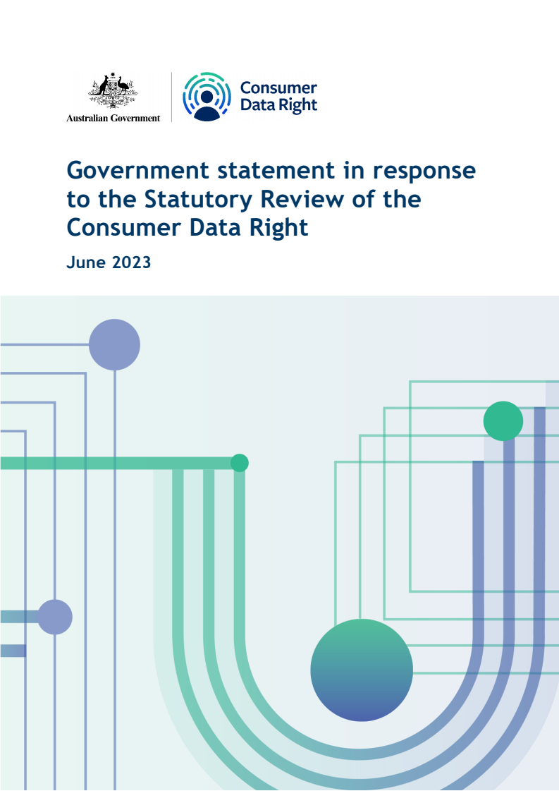 Government statement in response to the Statutory Review of the Consumer Data Right