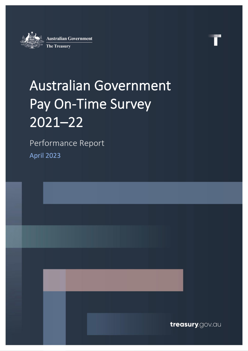 Pay On-Time Survey - Performance Report 2021-22